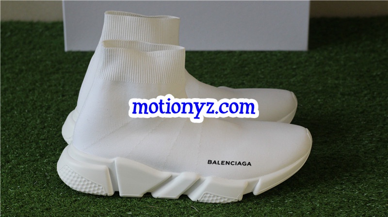 Balenciaga Speed Trainer Sock Race Runners White